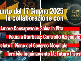 Miniatura per la puntata "Il Punto del 17 Giugno 2025" di Vel Aliter. Titoli su amore consapevole, Starbase, governo mondiale e inquinamento IA.