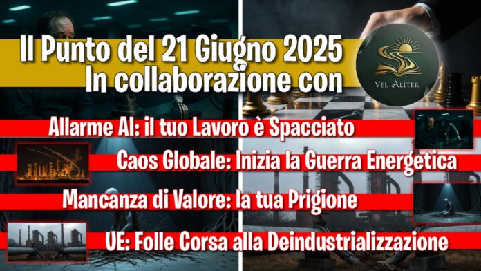 Analisi della crisi globale: impatto dell'IA sul lavoro, guerra energetica, mancanza di valore e deindustrializzazione dell'UE. Podcast in collaborazione con VElAliter.