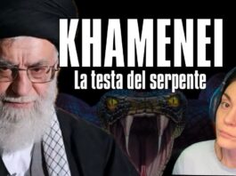Anteprima di un'analisi geopolitica su Ali Khamenei. A sinistra un ritratto della guida suprema dell'Iran, al centro la scritta "KHAMENEI La testa del serpente" e l'immagine di un serpente, a destra il volto di Pubble.
