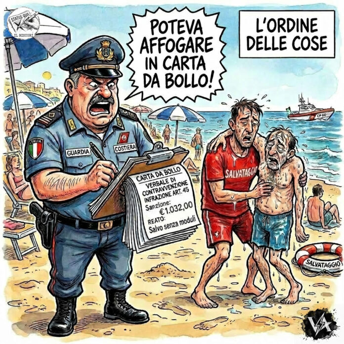 burocrazia balneare - Satira su Bagnino