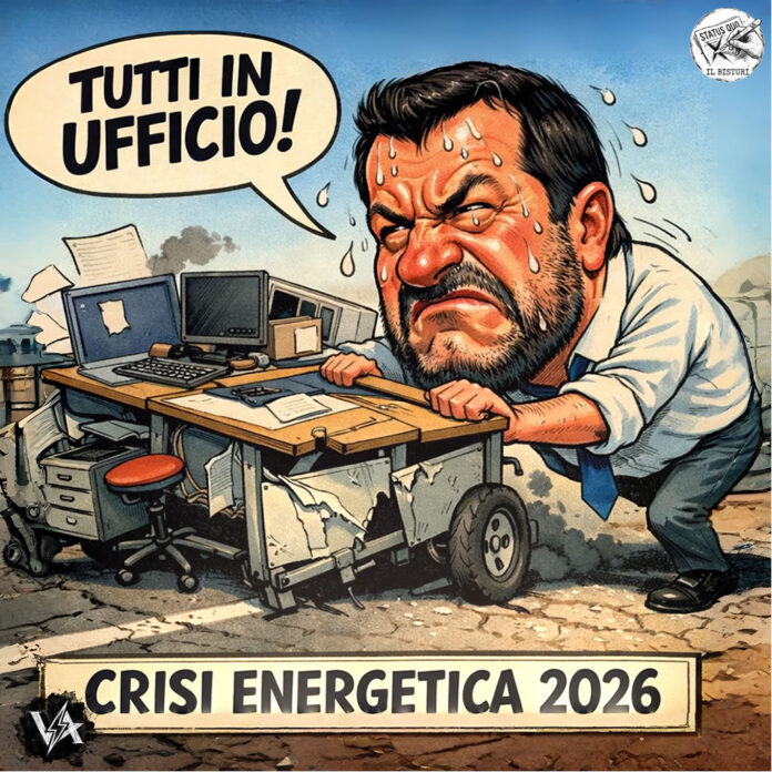 salvini razionamento carburante - Satira su Matteo Salvini