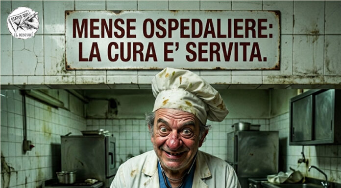mense ospedaliere: l’epidemia servita nel vassoio mense ospedaliere - satira su ristorazione del servizio sanitario nazionale