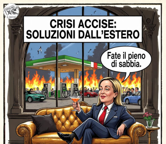 🚨 fuga istituzionale: meloni nel golfo mentre esplode la crisi accise crisi accise - satira su giorgia meloni