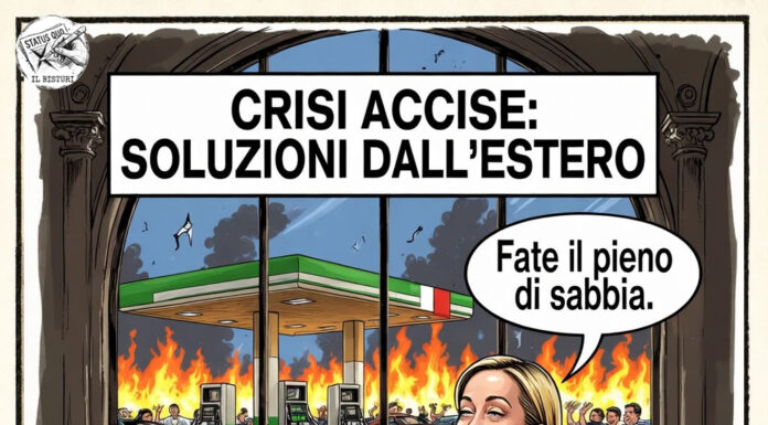 🚨 fuga istituzionale: meloni nel golfo mentre esplode la crisi accise crisi accise - satira su giorgia meloni