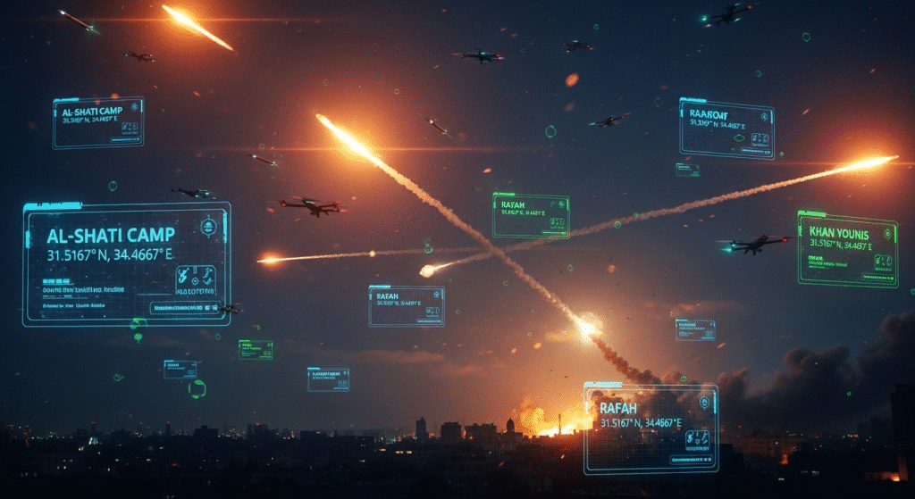 Gaza sotto attacco con targeting IA