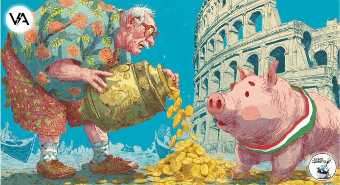 Satira sulla tassa di soggiorno record che spreme i turisti