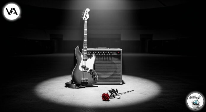 Il basso di Roberta Sammarelli lasciato solo sul palco dopo il suo addio ai Verdena.