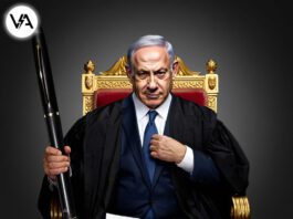 Netanyahu sul trono chiede la grazia nel suo processo per corruzione.