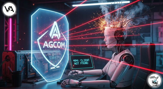 Robot del telemarketing che esplode bloccato dallo scudo Agcom contro le chiamate spam.