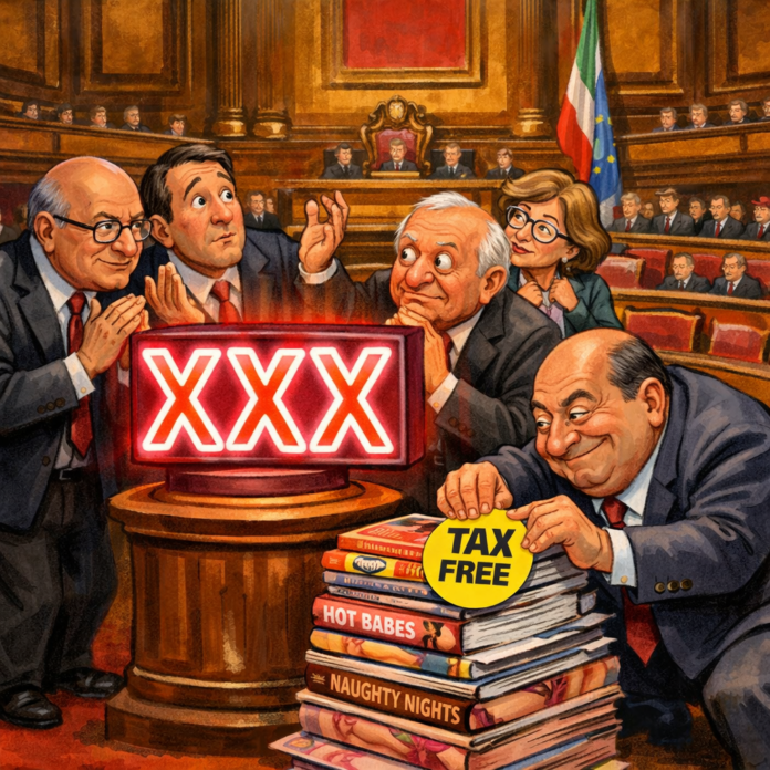 Radicali Tassa Porno proposta di legge Senato