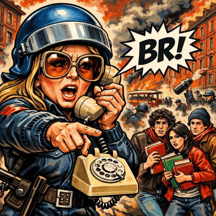 Scontri Torino Meloni Satira politica