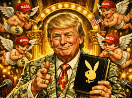 trump religione sexy: il surreale piano per il paradiso trump religione sexy satira velaliter