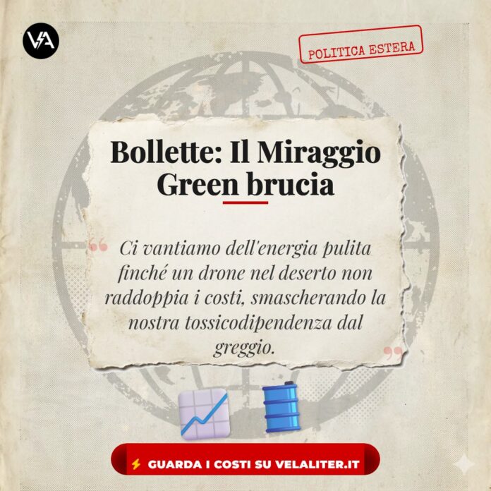 Costo Energia Medio Oriente rincari satira