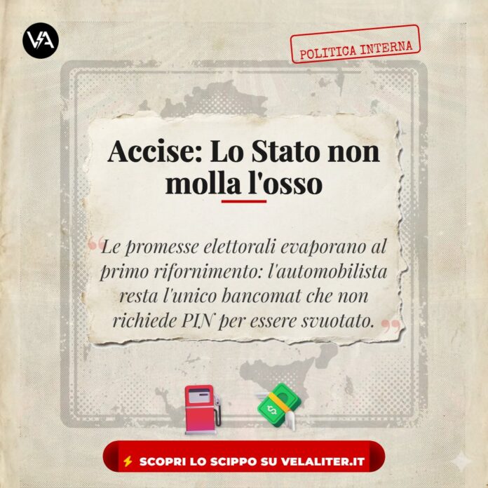 Taglio Accise Carburanti benzina satira