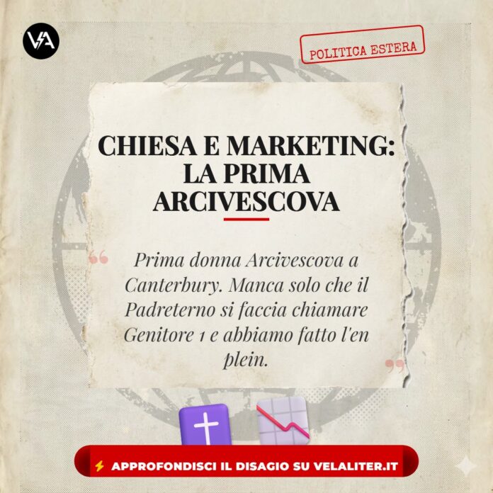 Canterbury prima donna arcivescova