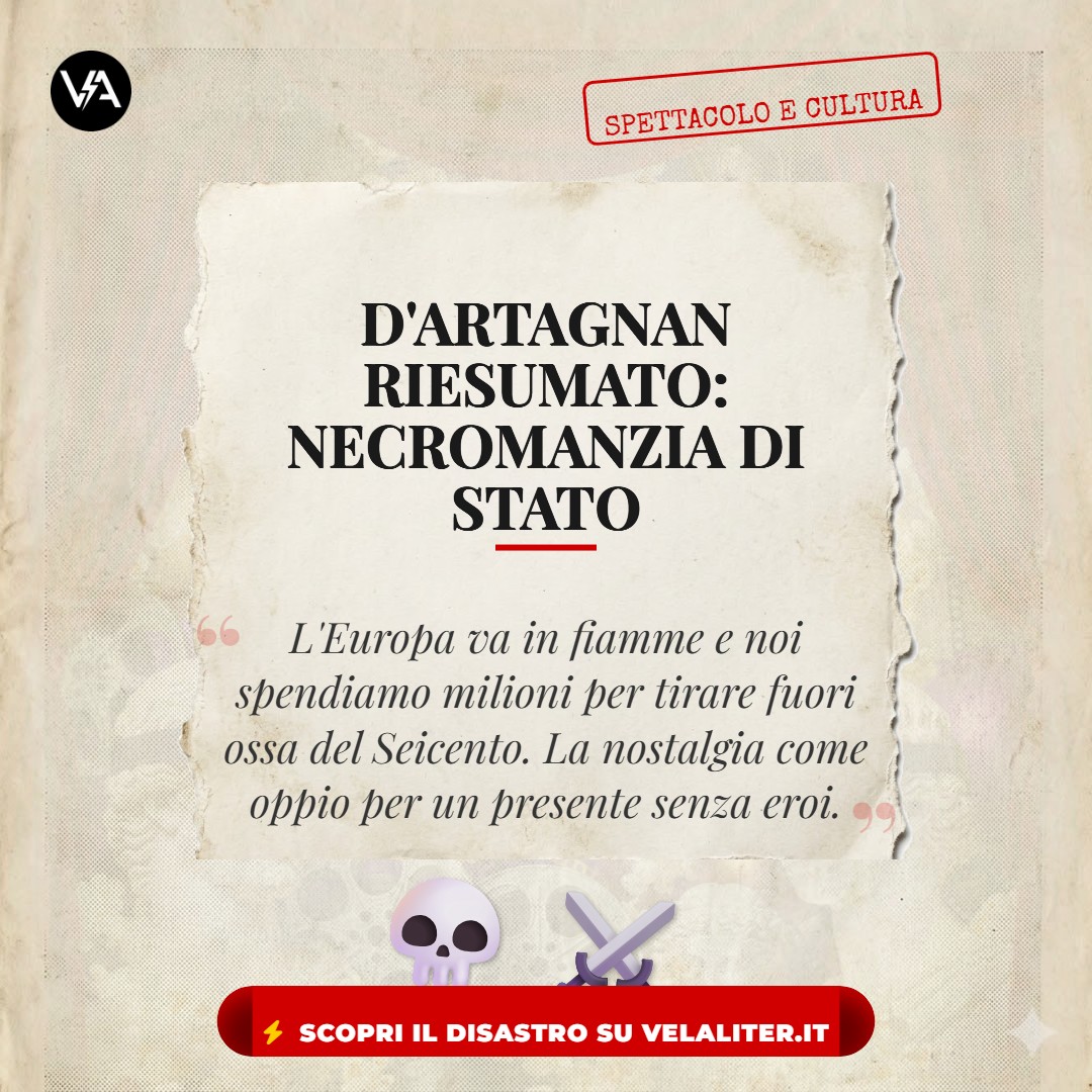 Scheletro D'Artagnan Olanda Satira D'Artagnan: l'inutile resurrezione archeologica