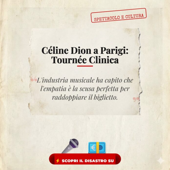 Celine Dion Concerti Parigi Satira
