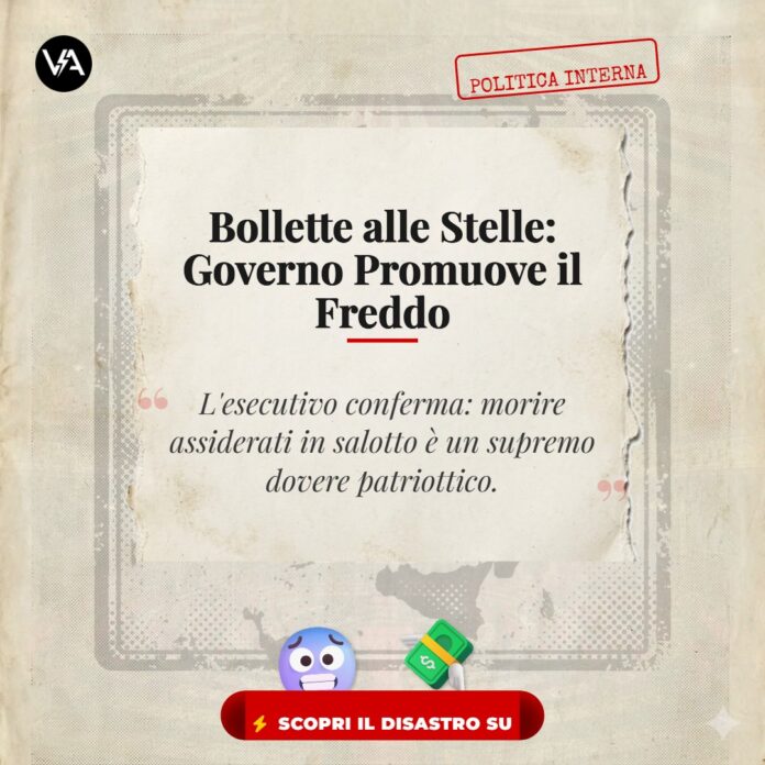 Scontro Governo-Verdi sulle Bollette Satira