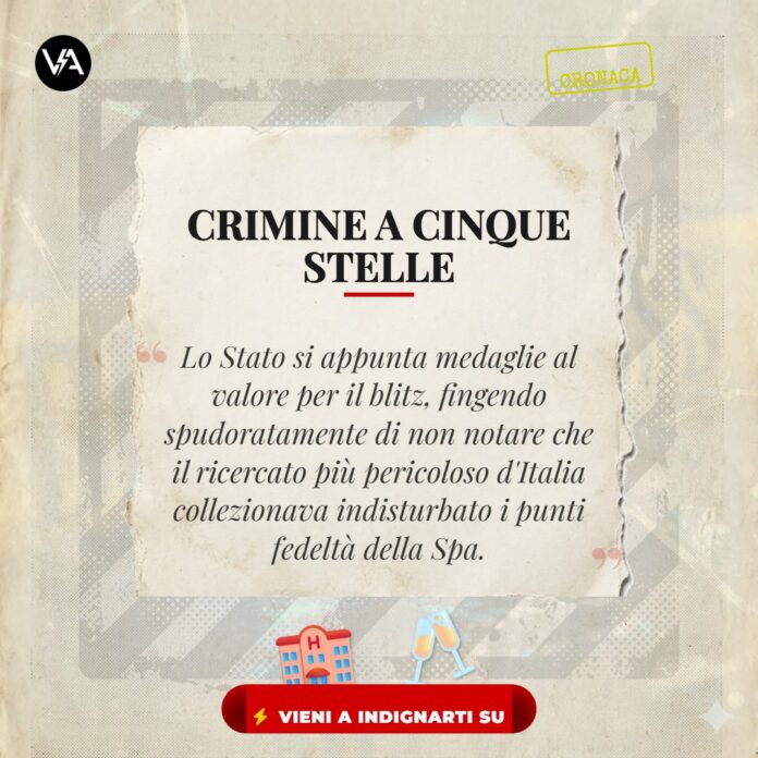 Camorra arrestato il boss Mazzarella in un resort flash news satira