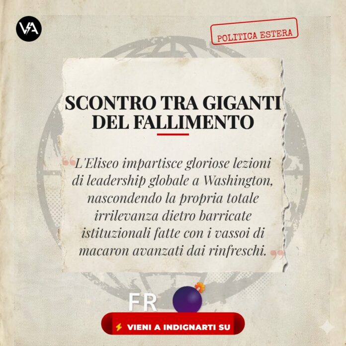 Macron critica duramente Donald Trump flash news satira