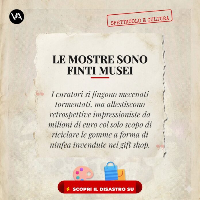 Firenze Mostra 150 Anni Impressionismo - Immagine Satirica