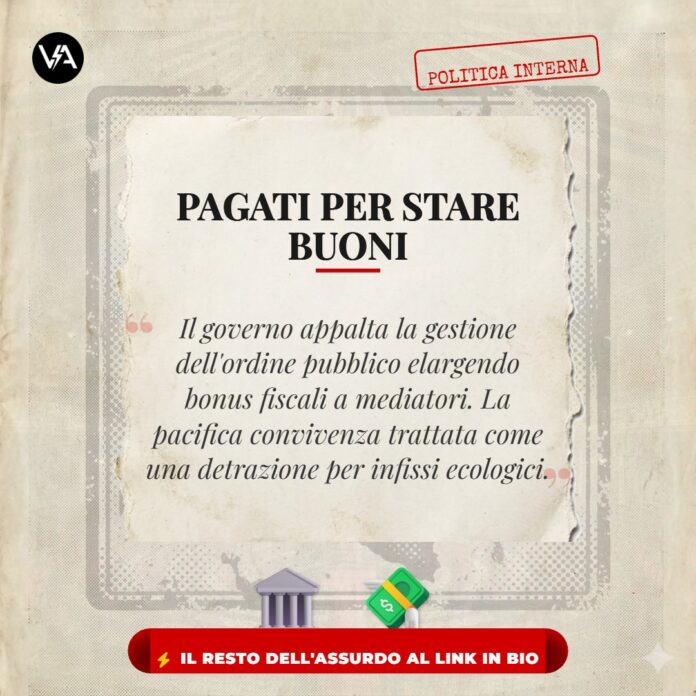 Dl Sicurezza Incentivi Mediatori Satira