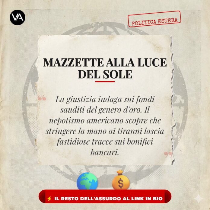 Jared Kushner Indagato Arabia Satira