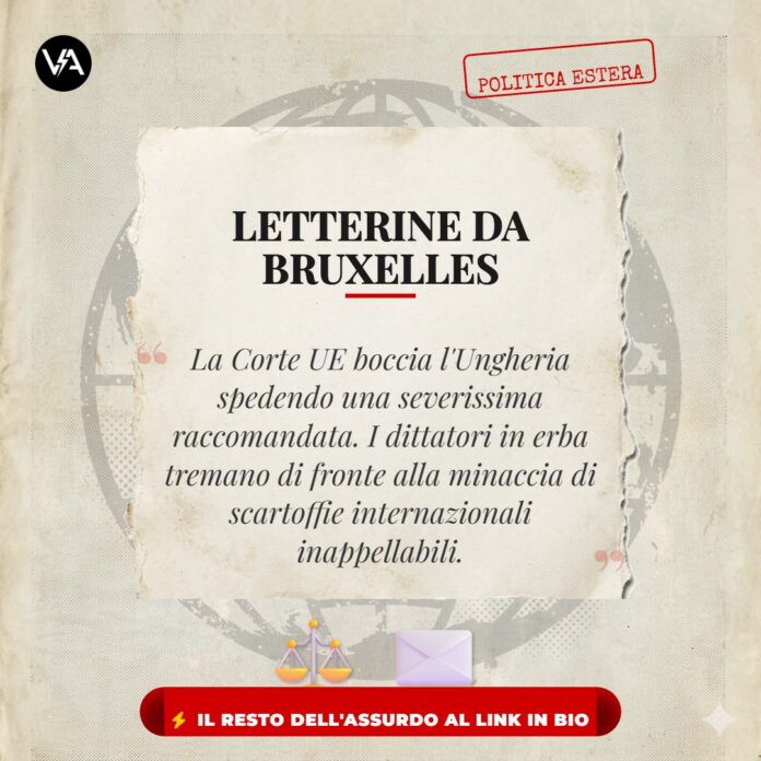 Corte UE Ungheria Legge Satira