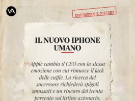 apple si prepara all’addio di tim cook: il rinnovamento della scocca direzionale apple addio tim cook satira
