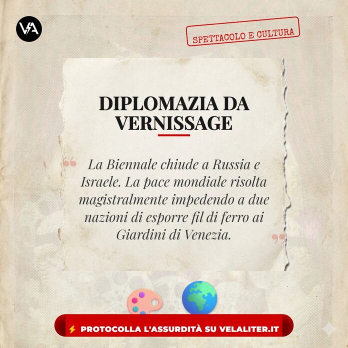 L'esclusione di Israele e Russia dalla Biennale.