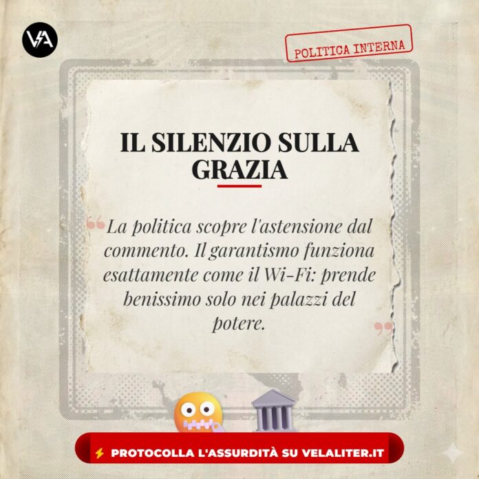Il silenzio istituzionale sulla grazia a Nicole Minetti.