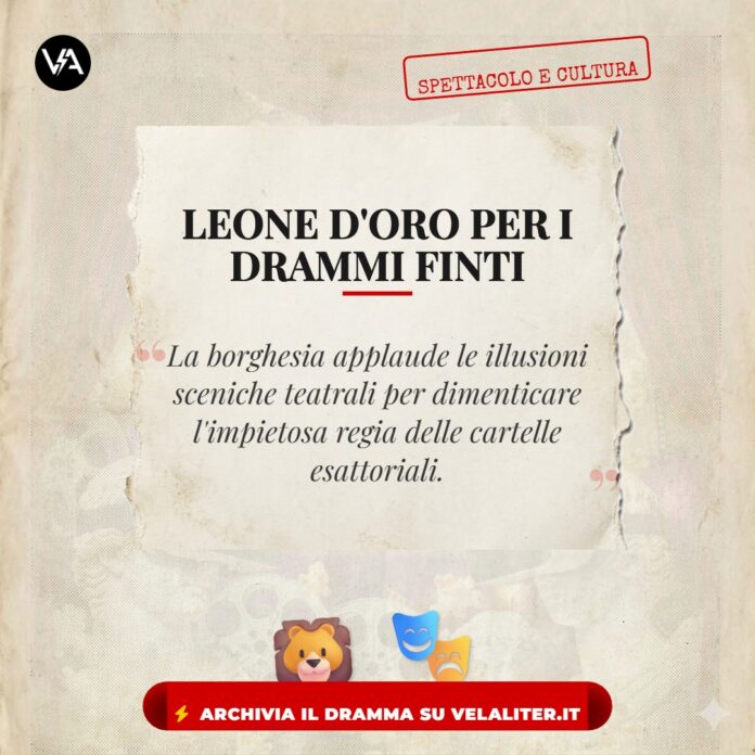 Emma Dante Leone Oro: intellettuali in platea.