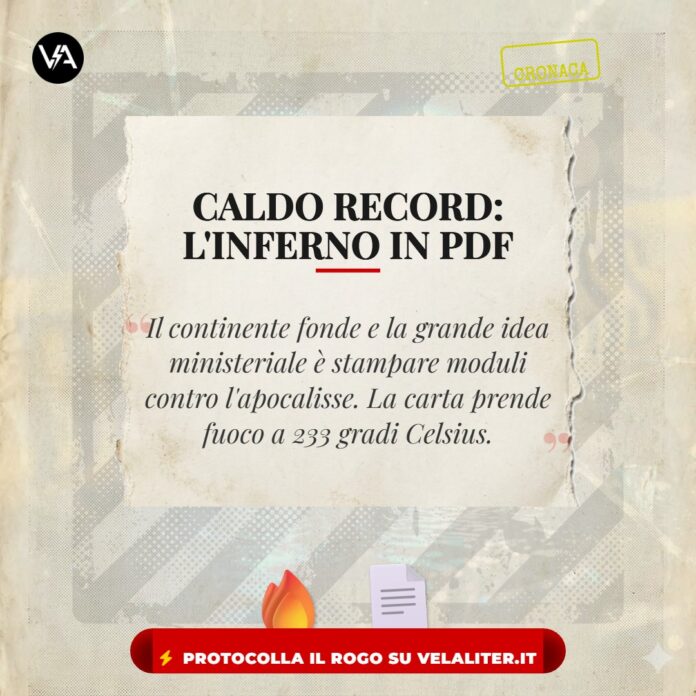 Allarme Temperature Alte Europa: grafici e roghi.