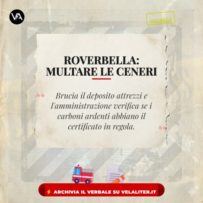 Incendio Deposito Roverbella: scartoffie salvate dalle fiamme.