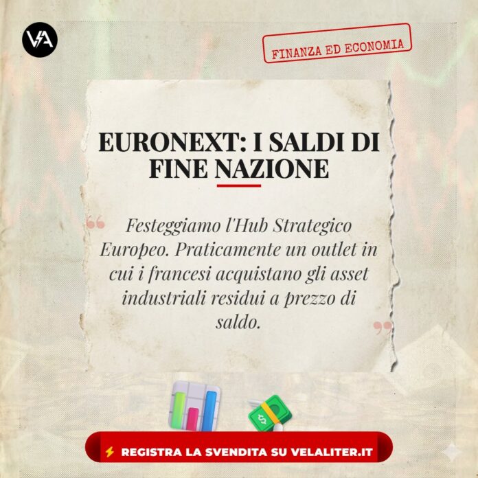 Euronext Italia Hub Strategico Mercati: banco dei pegni tricolore.