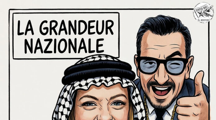 collasso istituzionale: il cortocircuito diplomatico del selfie e i fasti del golfo cortocircuito diplomatico - satira su presidenza del consiglio dei ministri