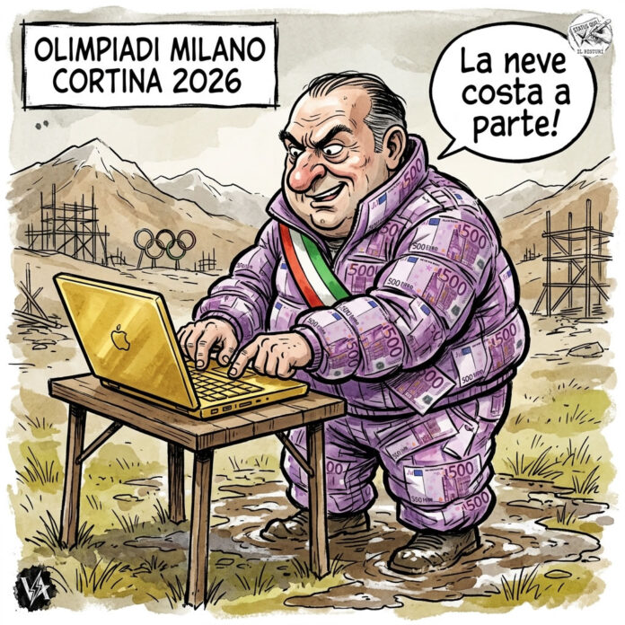 Costi Extra Milano Cortina - Satira su Macchina Organizzativa Milano-Cortina 2026