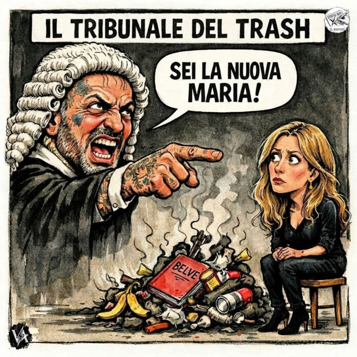 Fabrizio Corona Belve - Satira su Fabrizio Corona e Francesca Fagnani