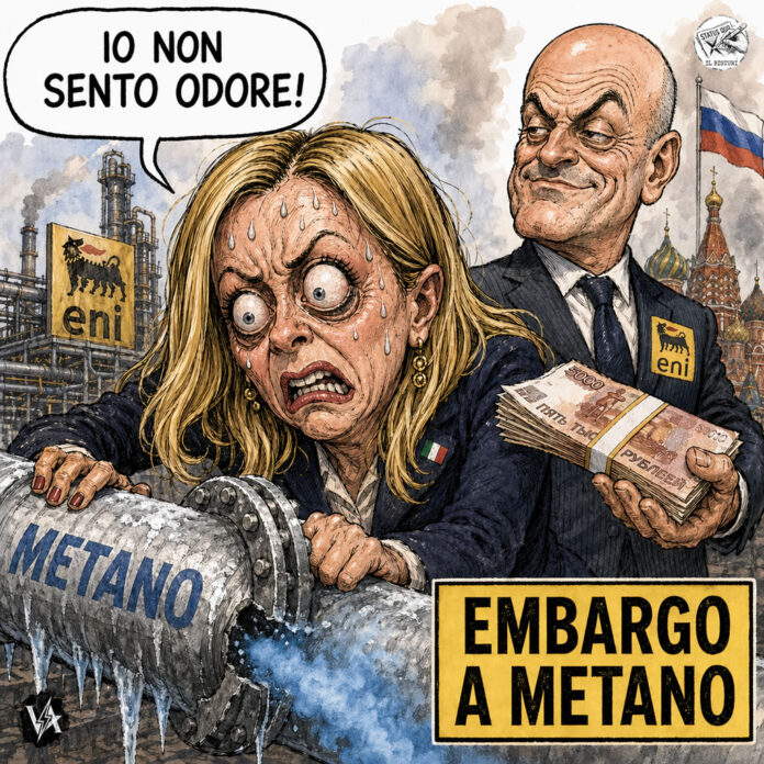 Embargo Gas Russo - Satira su Claudio Descalzi (ENI) vs Esecutivo Italiano