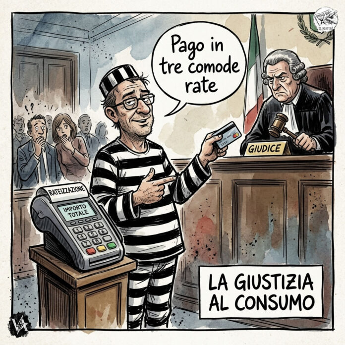 evasione fiscale a rate - Satira su Codice Penale Italiano