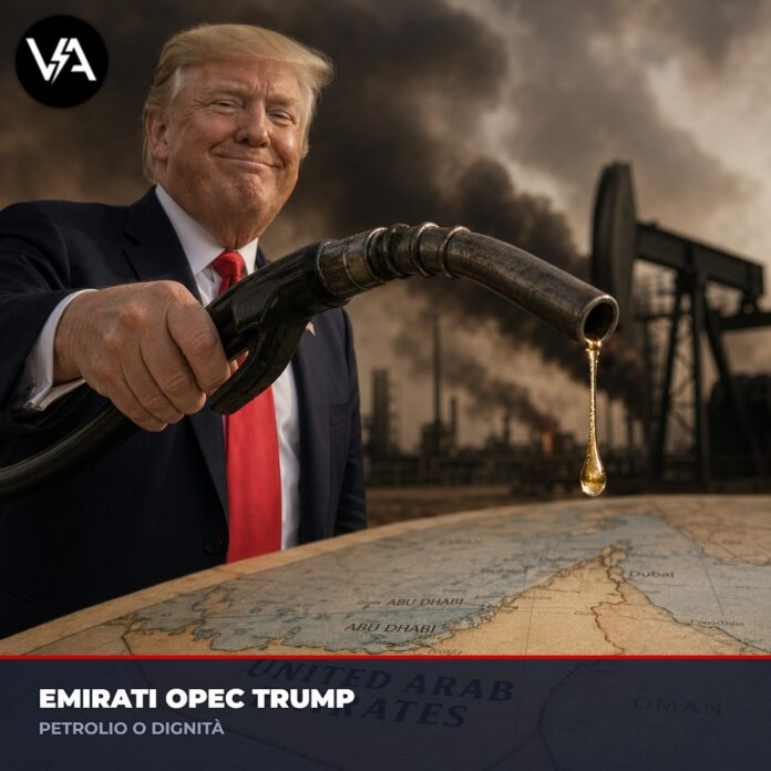 Emirati Arabi Uscita Opec: Trump e la pompa di benzina.