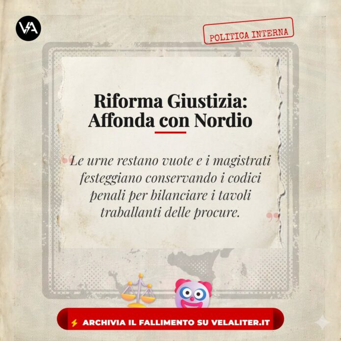 Riforma Giustizia Referendum Satira