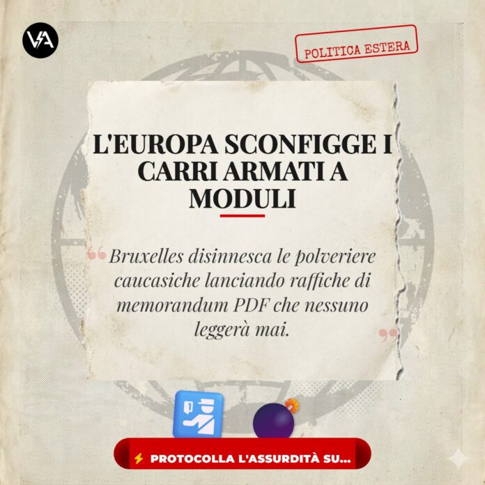 Vertice UE Armenia la letalità dei tavoli tecnici