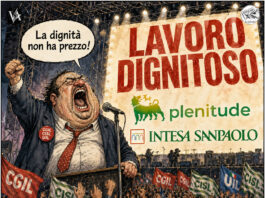 concertone primo maggio 2026: il lavoro dignitoso sponsorizzato da eni e intesa sanpaolo concertone primo maggio 2026 - satira su eni plenitude sponsor lavoro dignitoso
