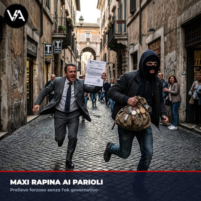 Maxi Rapina Parioli: il prelievo impeccabile.