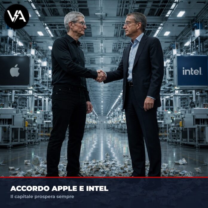 Accordo sui Chip - Broker camminano sui contanti calpestati.