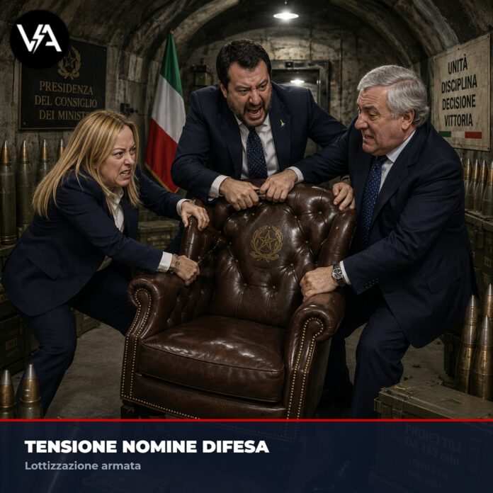Vertice Nomine e la spaccatura della maggioranza sui fondi della Difesa